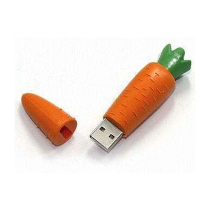 maßgefertigte USB-Stick in Form einer Mohrrübe - Topgiving